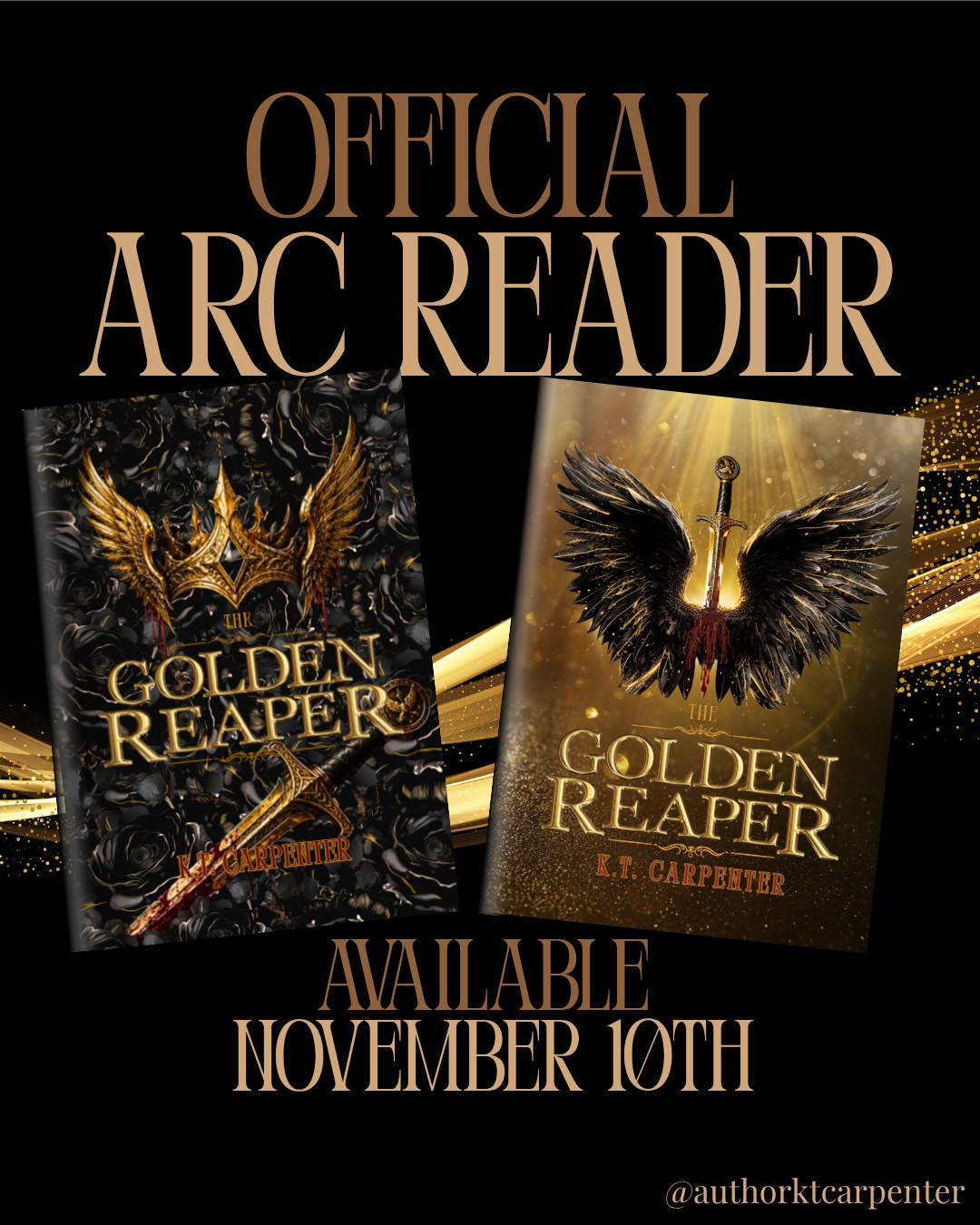ARC reader: The Golden Reaper — K.T. Carpenter